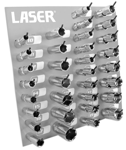 Complete Socket Rack 1/2"D - (Laser 1160)