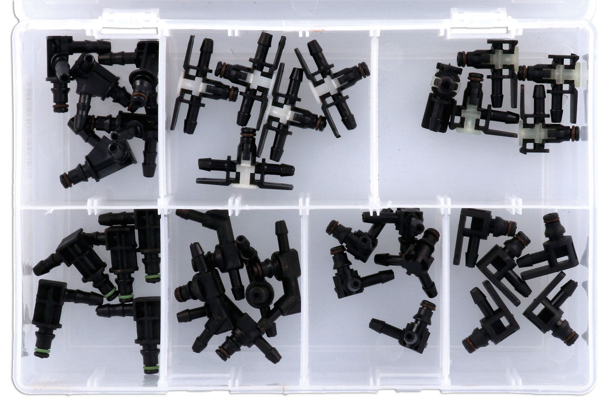 Assorted Popular Common Rail Leak off Connectors - Bosch 35pc - (Connect 34079)