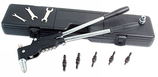 Long Handle Swivel Head Riveter Set - (Laser 3597)