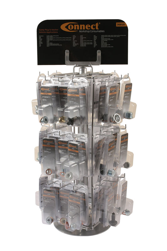 Sump Plug Rack c/w 72 Packs. - (Connect 36810)