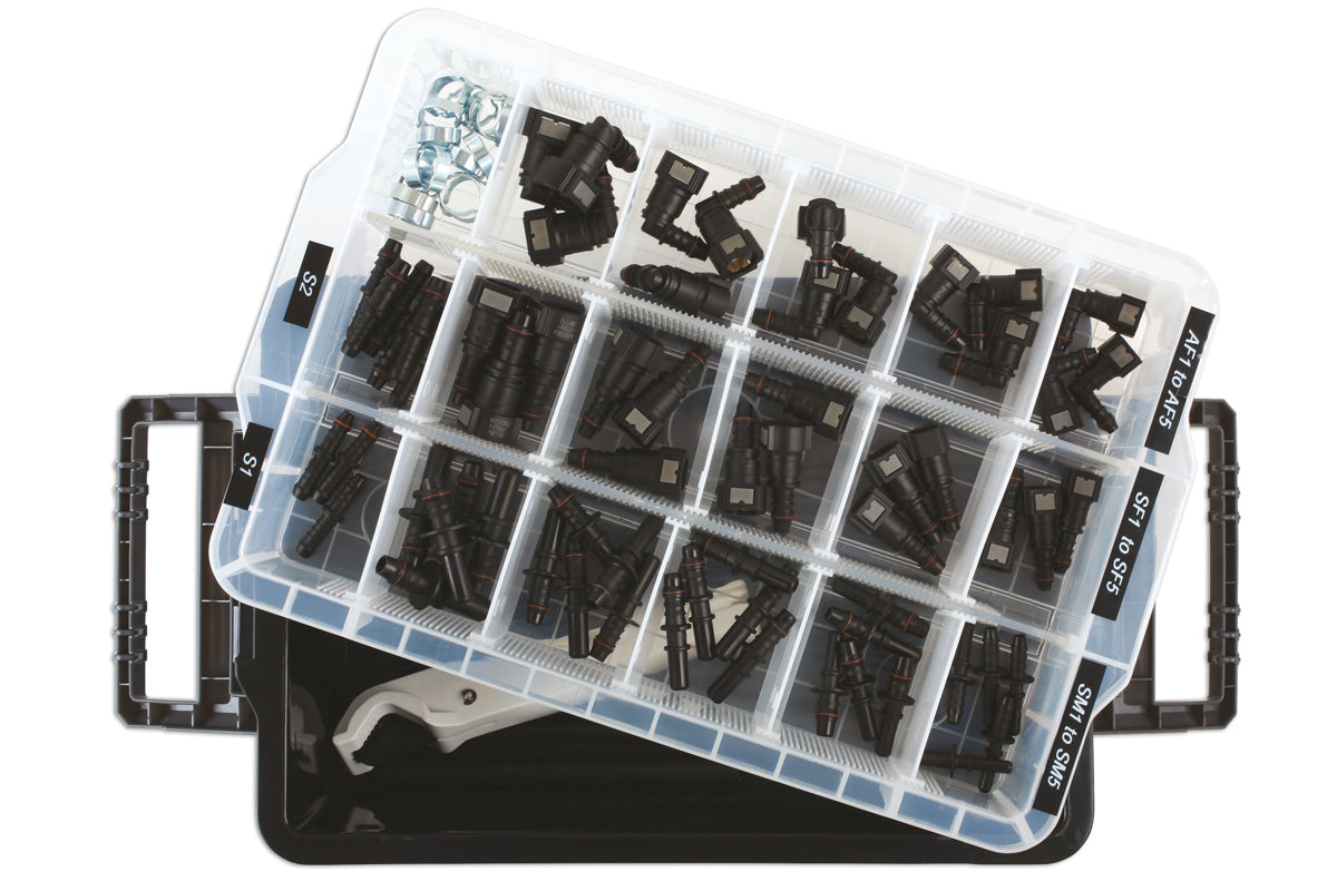 Assorted Fuel & Pipe Connector Kit, including Insertion Tool - (Connect 37199)