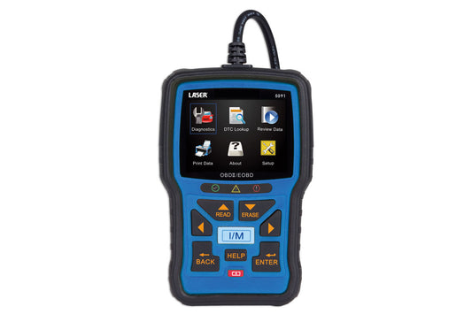 OBDII/EOBD Code Reader & Reset Tool - (Laser 5091)