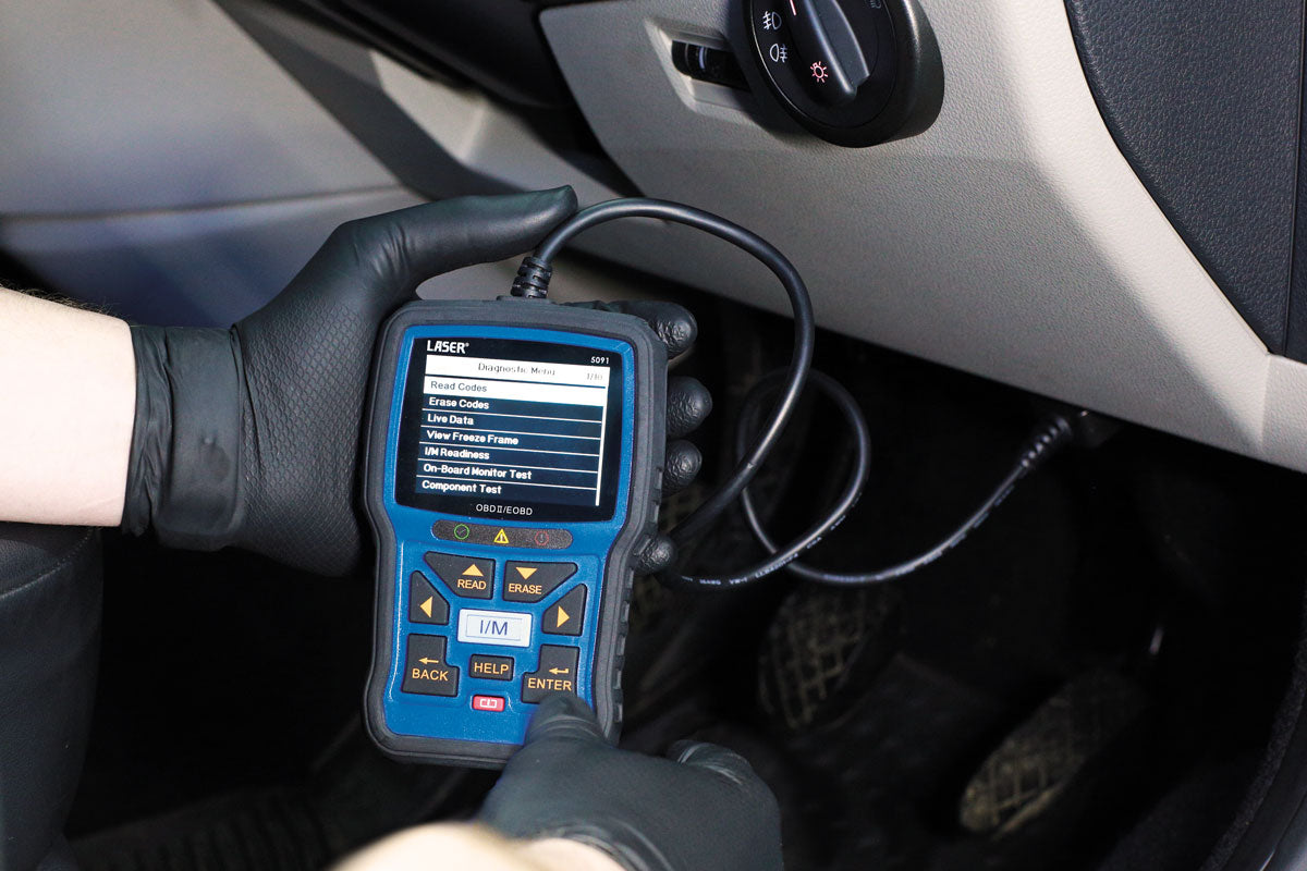 OBDII/EOBD Code Reader & Reset Tool - (Laser 5091)