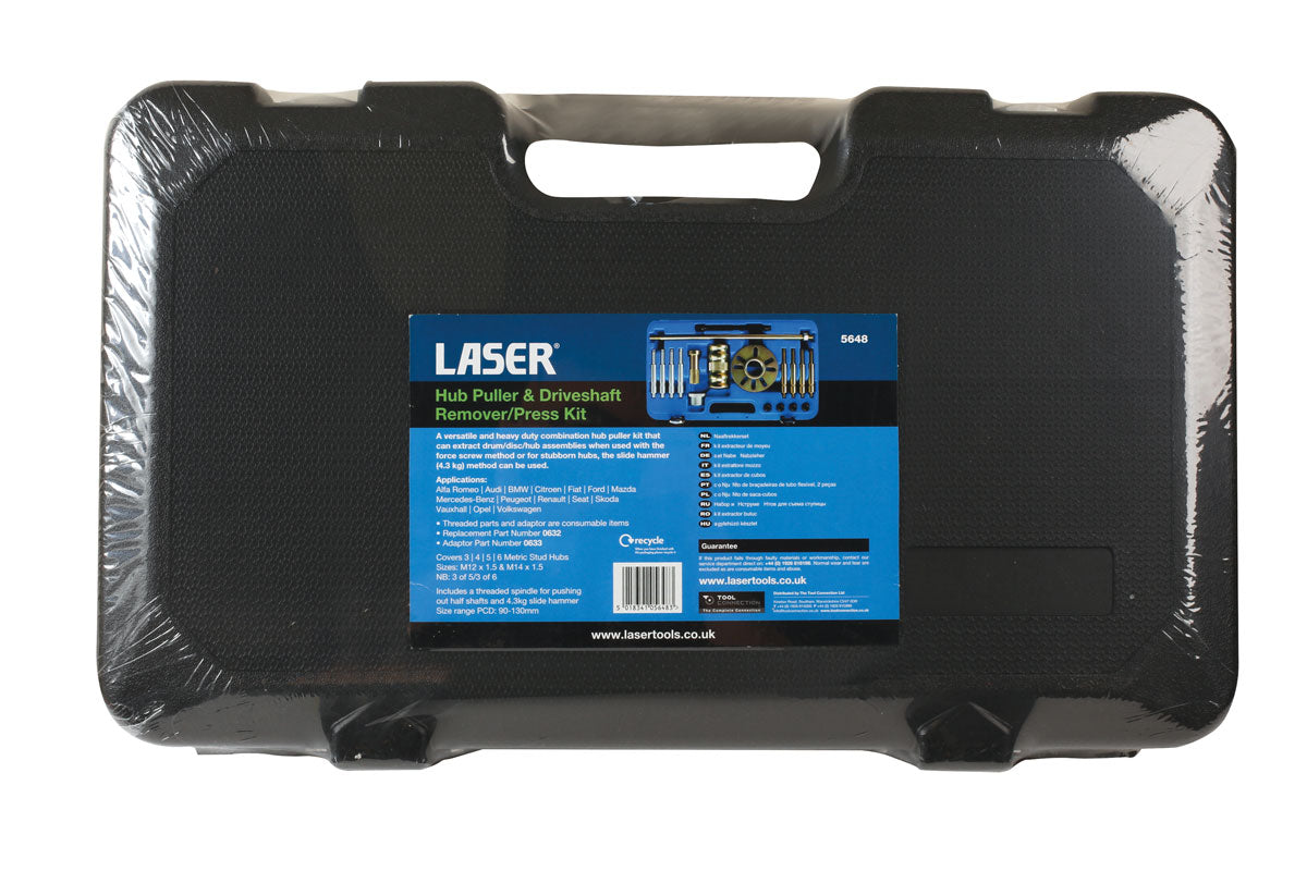 Hub Puller & Driveshaft Remover/Press Kit - (Laser 5648)