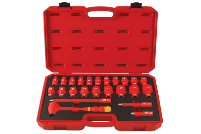 Insulated Socket Set 1/2"D 24pc - (Laser 6147)