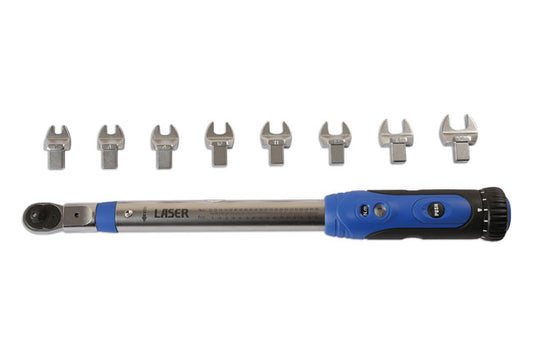 Torque Wrench 1/4"D - 9 Heads - (Laser 6167)