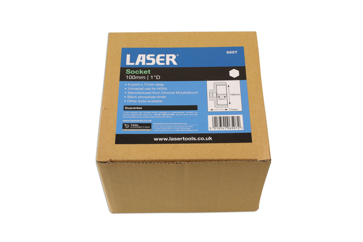 Socket 1"D 100mm - (Laser 6507)