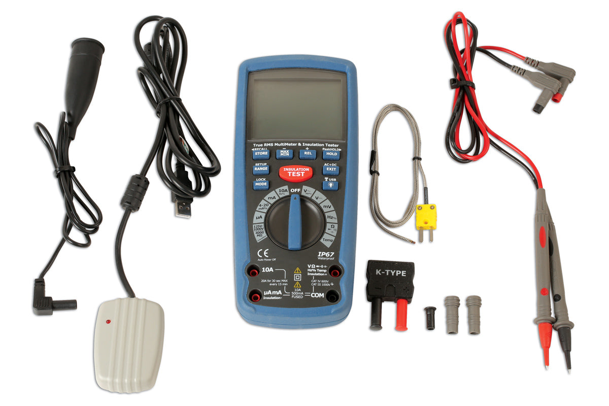 Insulation Resistance Multimeter CAT III - (Laser 6550)