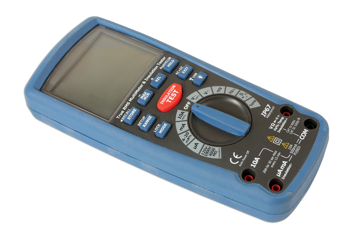 Insulation Resistance Multimeter CAT III - (Laser 6550)