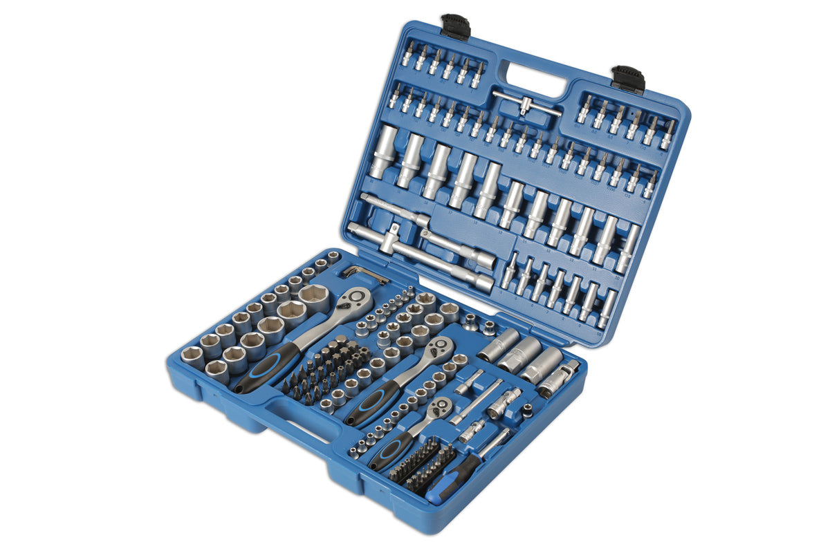 Socket Set 1/4"D, 3/8"D, 1/2"D 171pc - (Laser 6590)