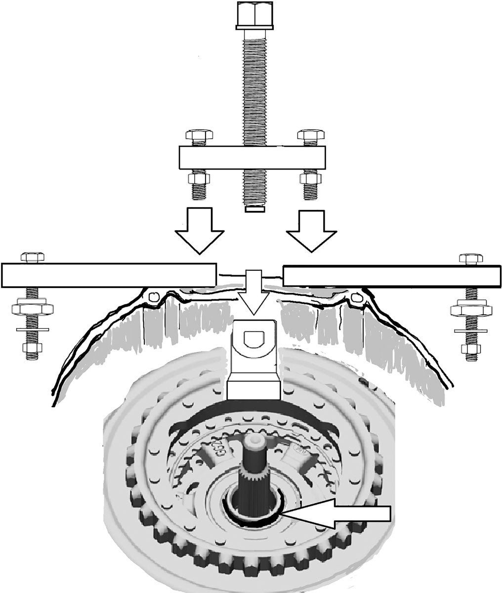 DSG Clutch Removal Kit - for VAG - (Laser 6718)