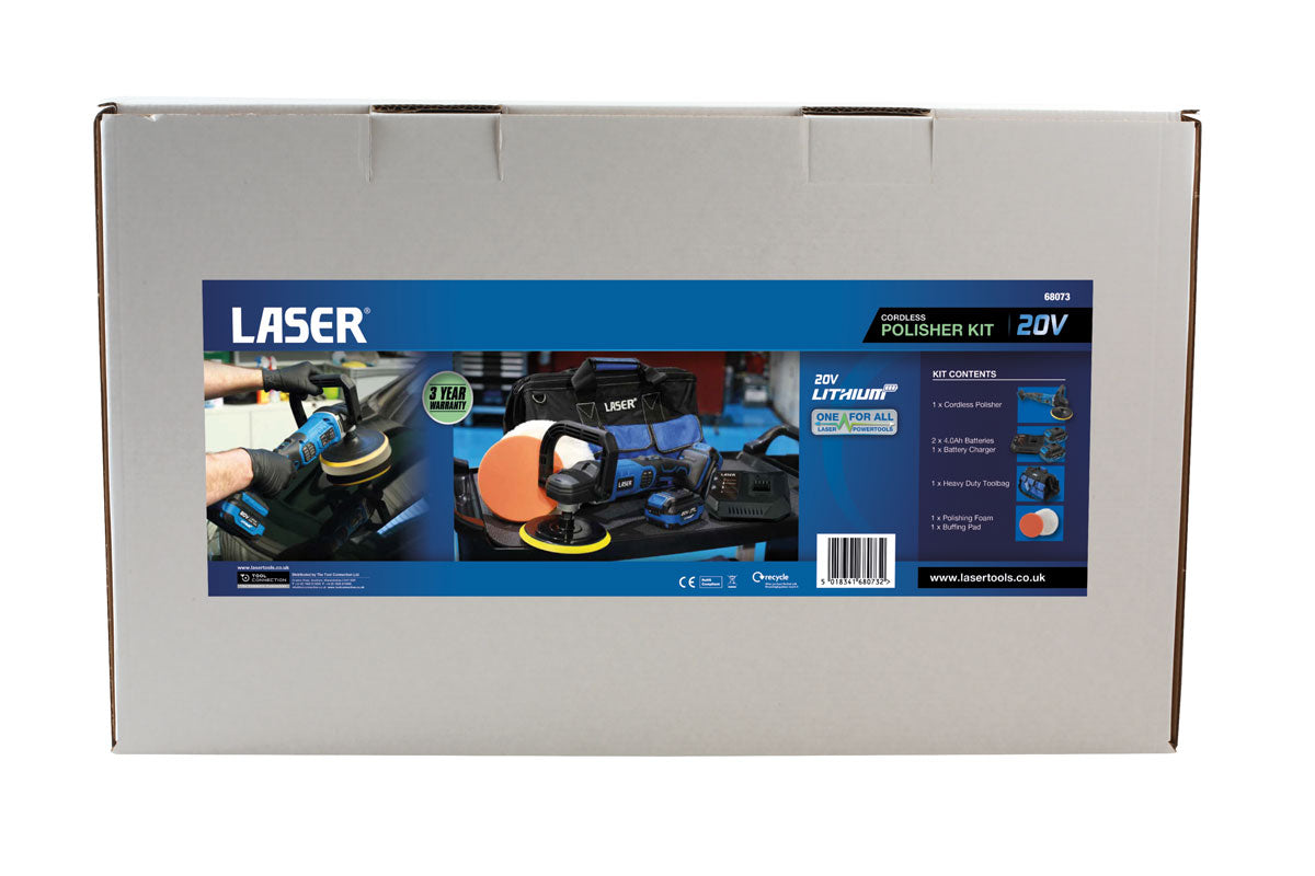 Cordless Polisher 20V Kit - (Laser 68073)