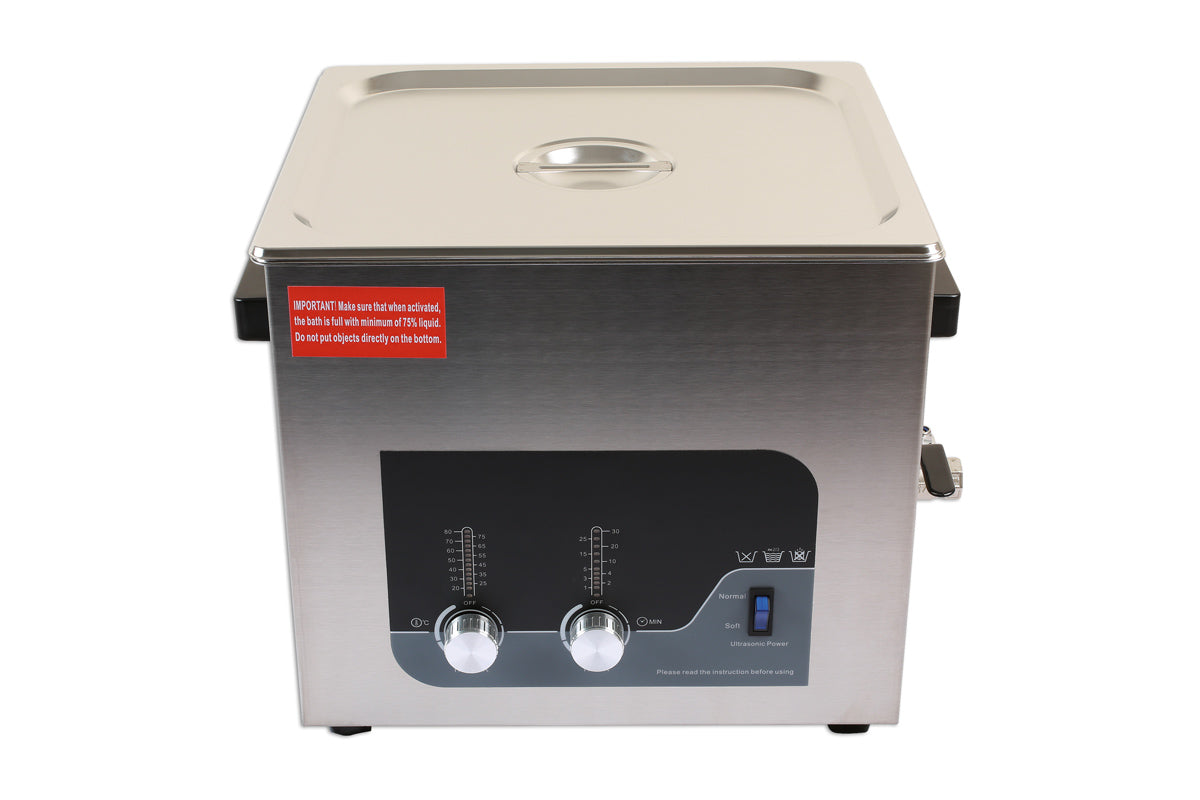 Ultrasonic Cleaner 13L - with Euro plug - (Laser 6857)