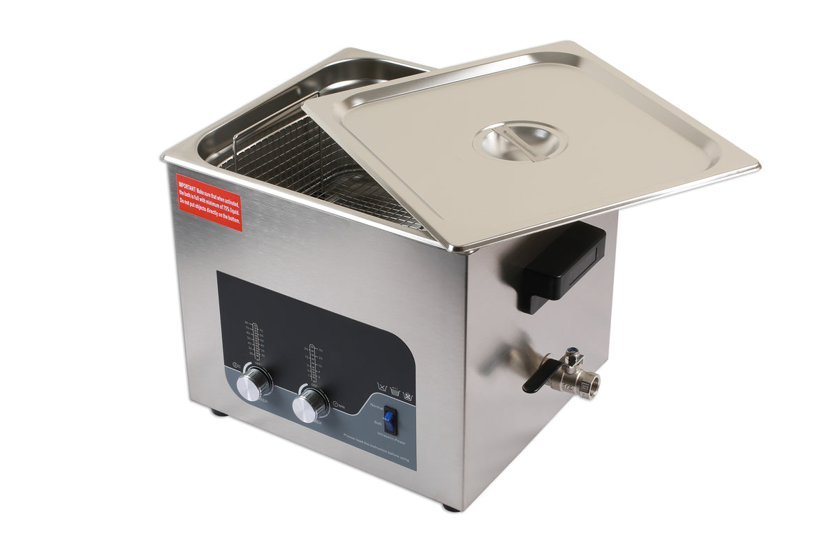 Ultrasonic Cleaner 13L - with Euro plug - (Laser 6857)