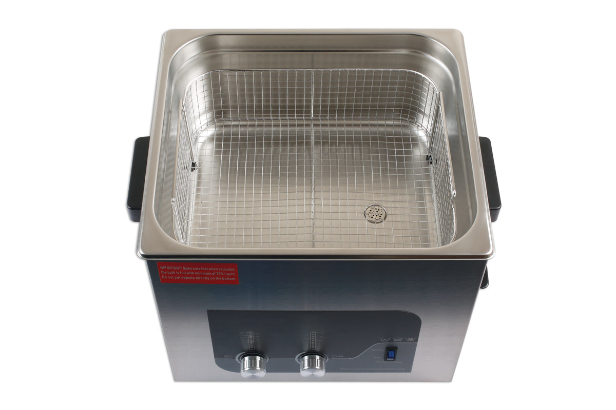 Ultrasonic Cleaner 13L - with Euro plug - (Laser 6857)