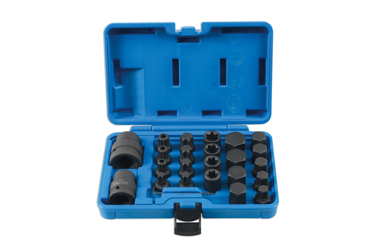 Impact Bit & Socket Set 3/4"D, 1"D 24pc - (Laser 6891)