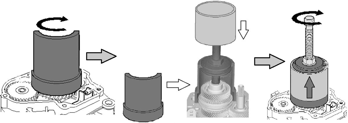 Transmission Gear Puller - for VAG - (Laser 7501)