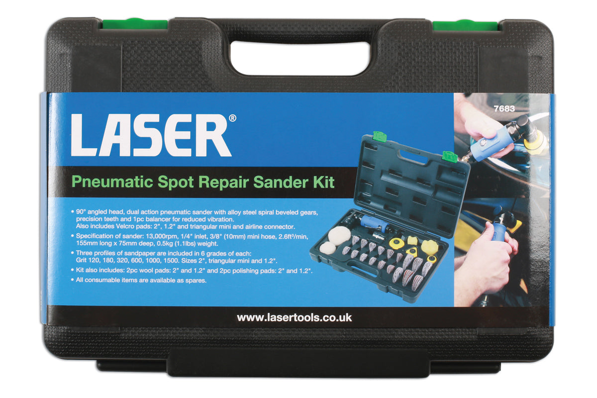 Pneumatic Spot Repair Sander Kit - (Laser 7683)