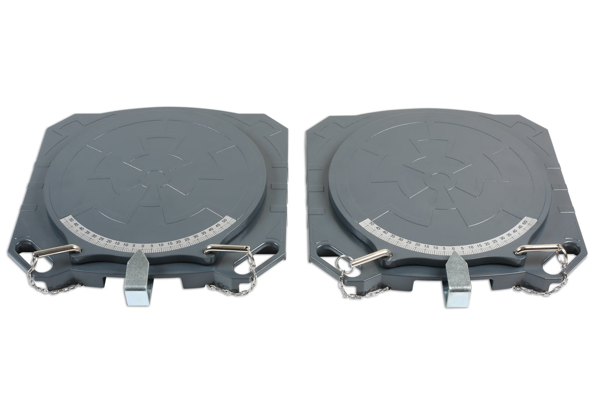 Steering Turntables - Aluminium 4000kg (Pair) - (Gunson 77158)