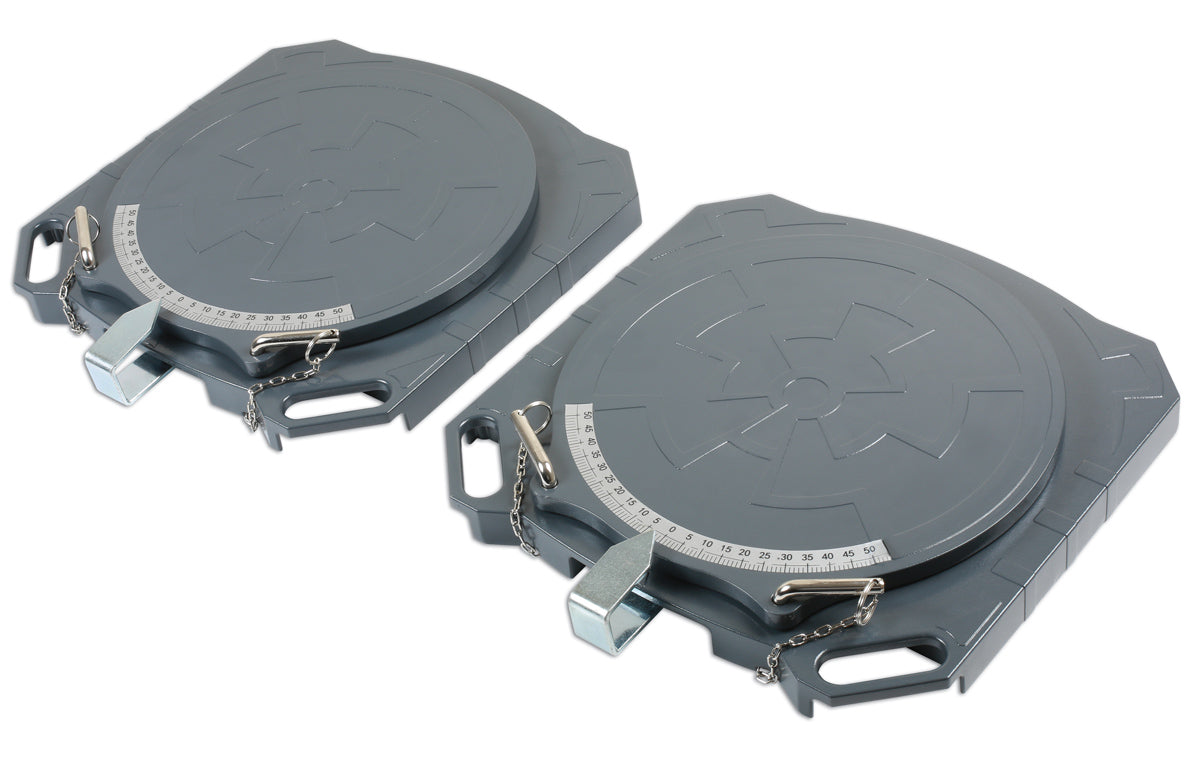 Steering Turntables - Aluminium 4000kg (Pair) - (Gunson 77158)