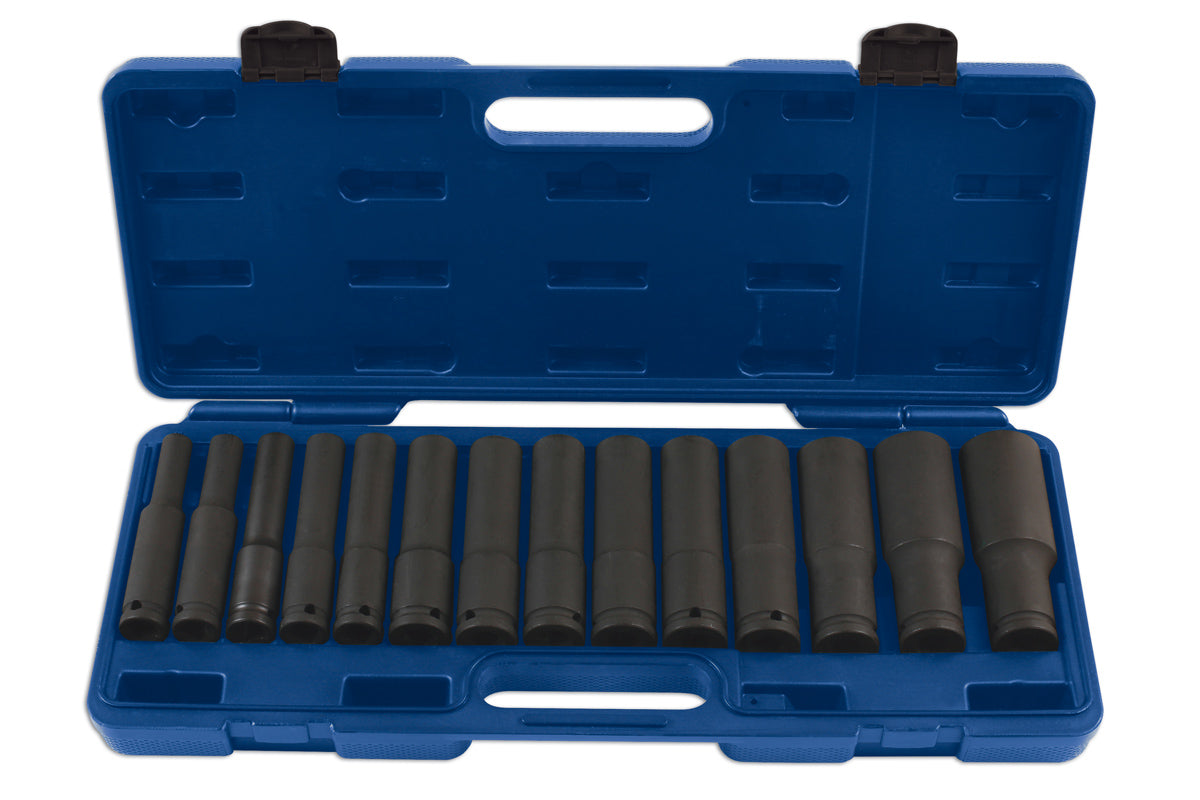 Extra Deep Impact Socket Set 1/2"D 14pc - (Laser 7759)