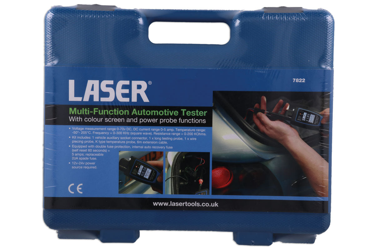 Multi-Function Automotive Tester - (Laser 7822)