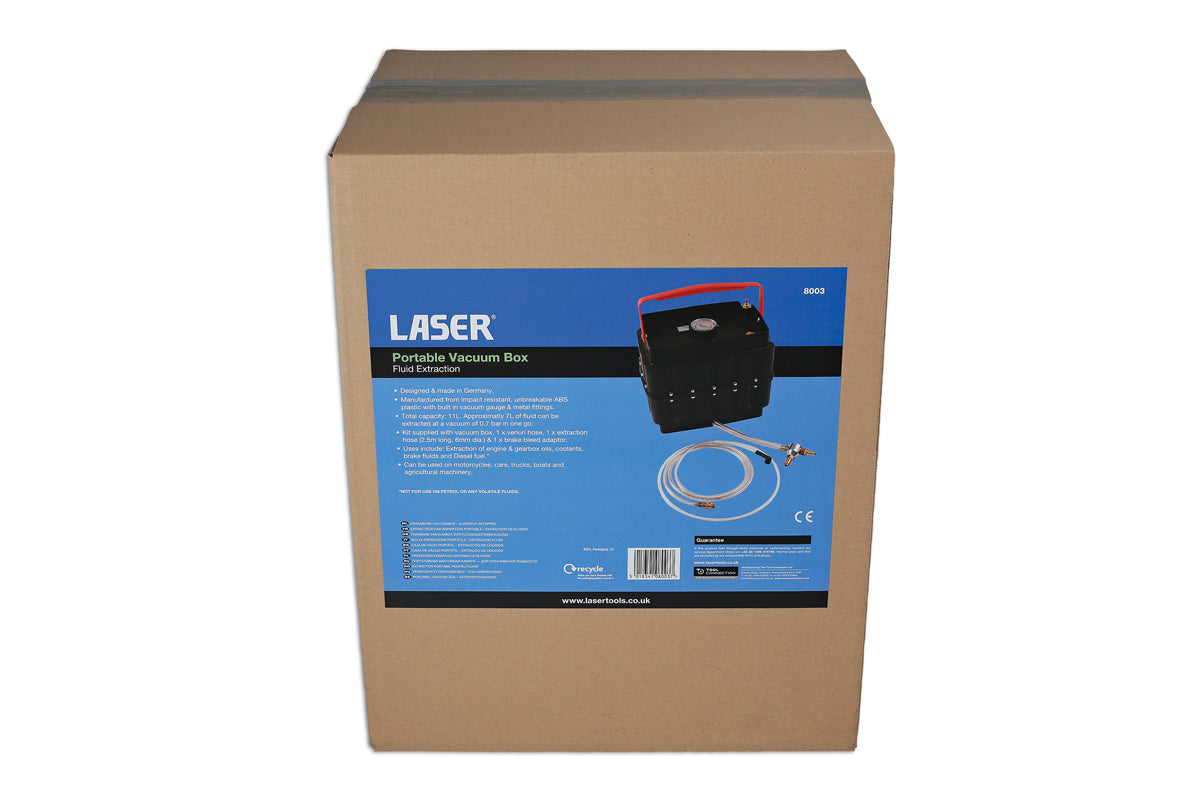 Portable Vacuum Box - Fluid Extraction - (Laser 8003)