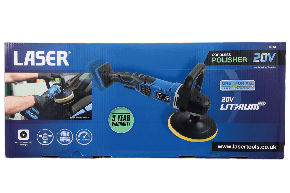 Cordless Polisher 20V w/o Battery - (Laser 8073)