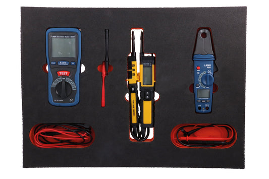 Insulated Test Instruments in Foam Inlay - (Laser 8489)