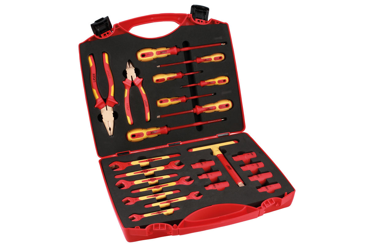 Spark Resistant Fully Insulated Tool Kit 24pc - (Laser 8509)