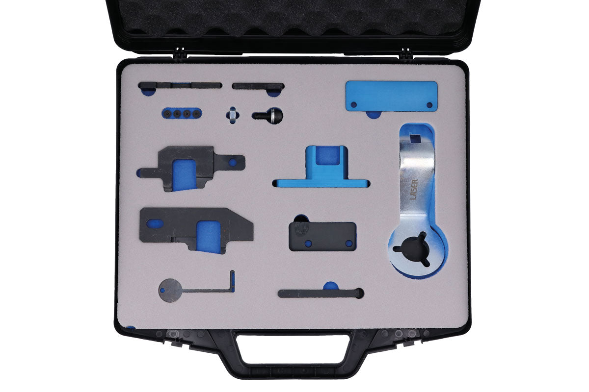 Engine Timing Master Kit (inc Pulley Holding Tool) – for PSA Wet Belt 1.0, 1.2 Petrol - (Laser 8514)