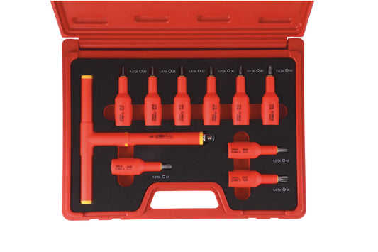 Insulated Star Bit Set 1/2"D 10pc - (Laser 8560)