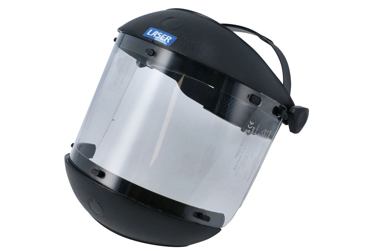 Protective Arc Flash Face Shield c/w Chin Guard - 1000V rated - (Laser 8660)