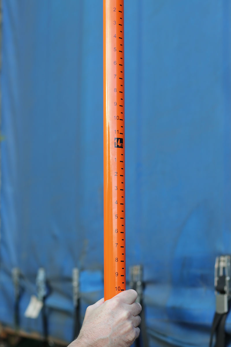 Vehicle Height Measuring Stick - 5.5m - (Laser 8863)