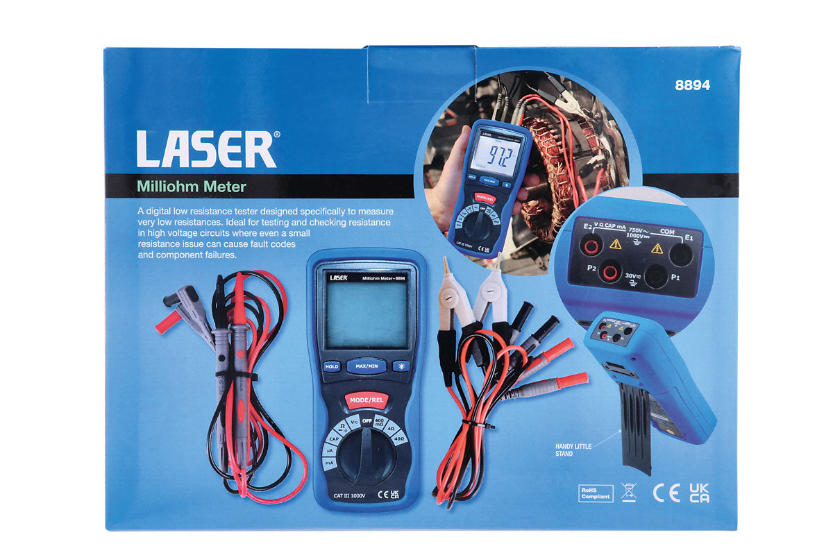 Milliohm Meter - (Laser 8894)