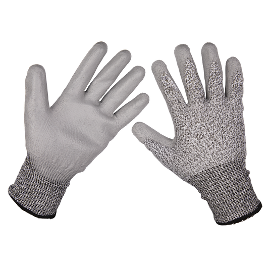 Anti-Cut PU Gloves (Cut Level C) - Pair