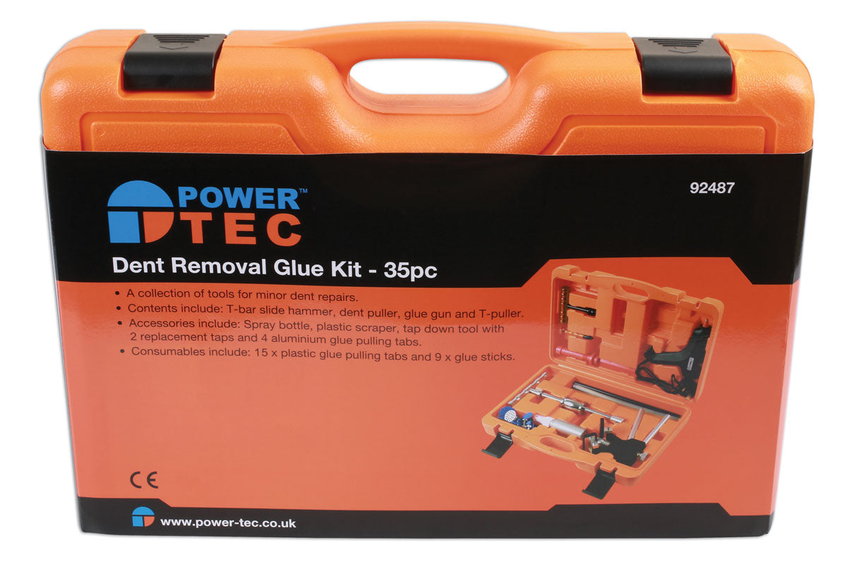 Dent Removal Glue Kit 35pc - (Power-Tec 92487)