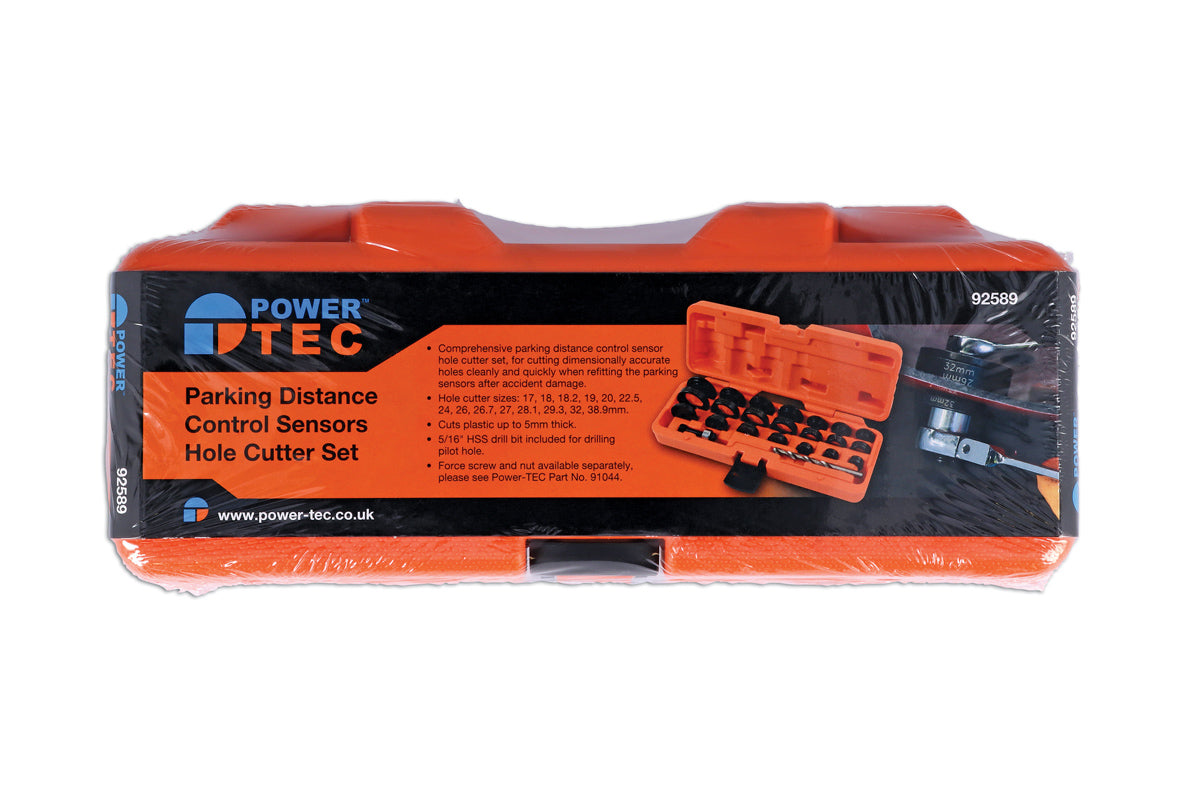 Parking Distance Control Sensors Hole Cutter Set 14pc - (Power-Tec 92589)