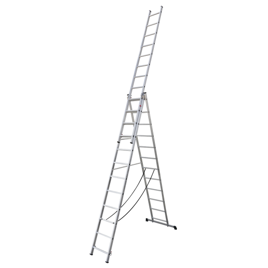 Aluminium Extension Combination Ladder 3x12 EN 131