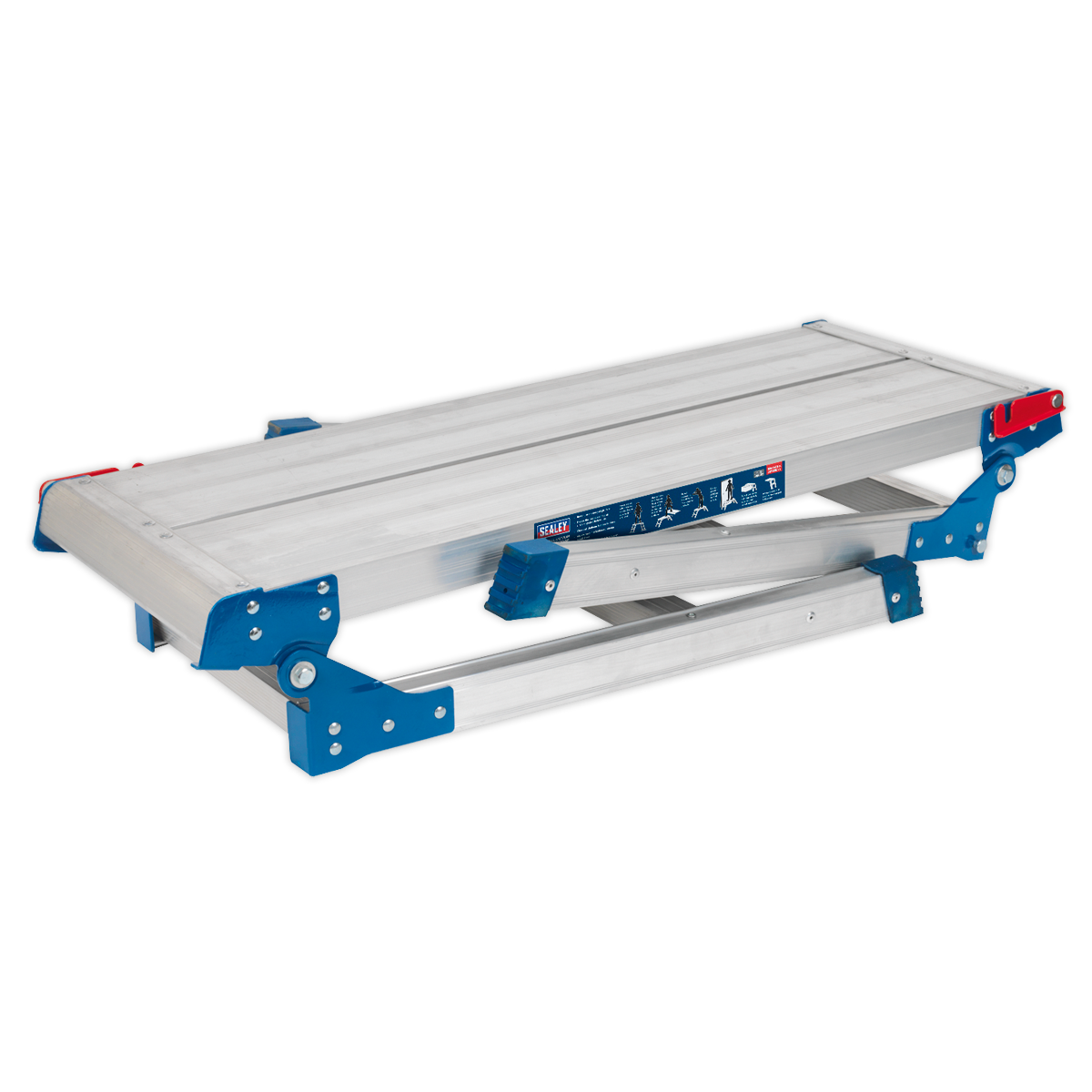 Aluminium Folding Platform 2-Tread EN 131