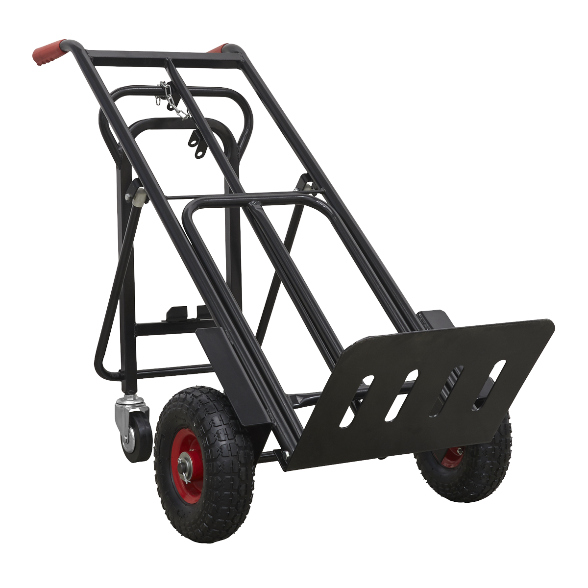 Heavy-Duty 3-in-1 Sack Truck with PU Tyres 300kg Capacity