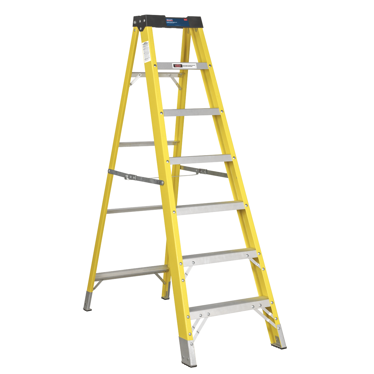 Fibreglass Step Ladder 6-Tread EN 131