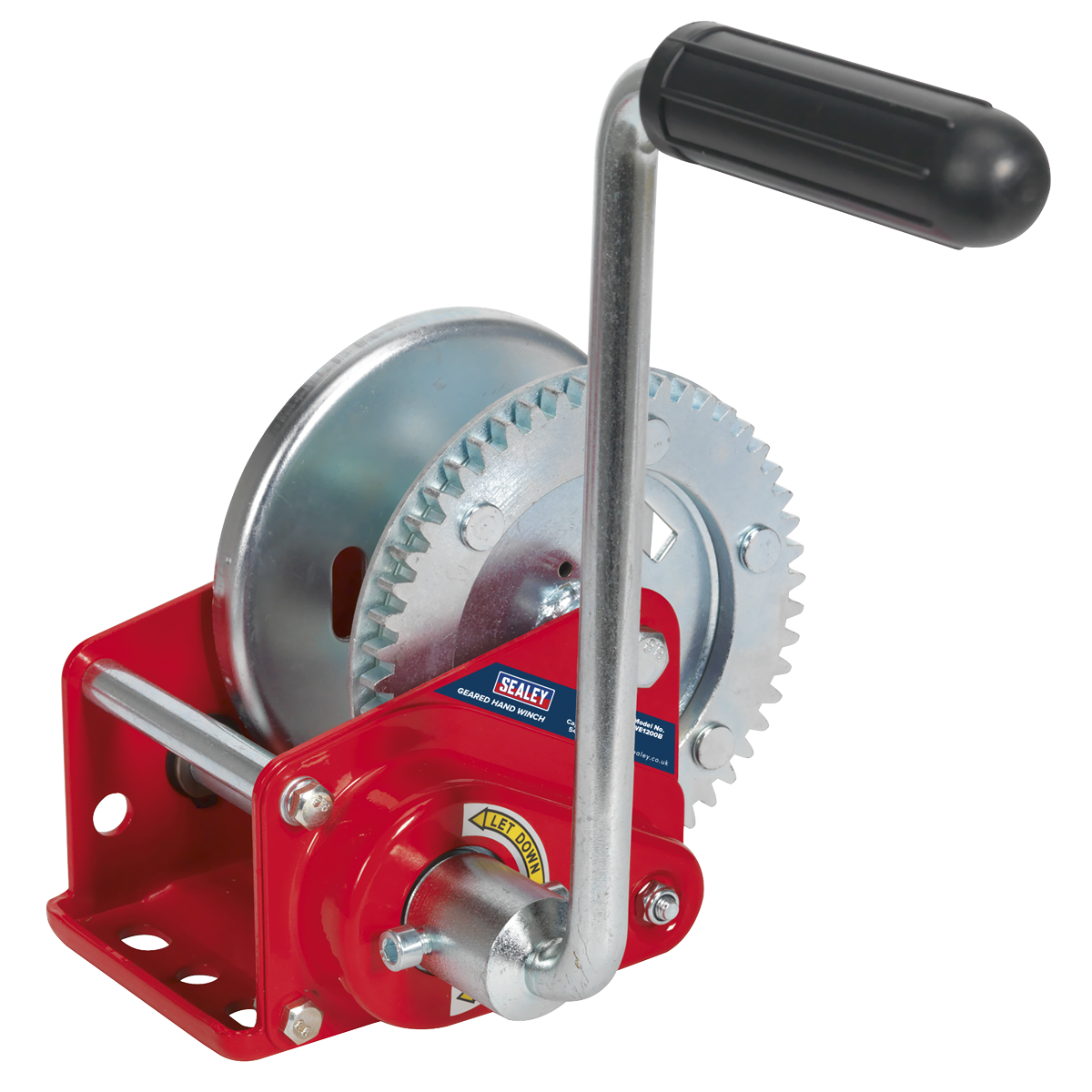 Geared Hand Winch with Brake 540kg Capacity