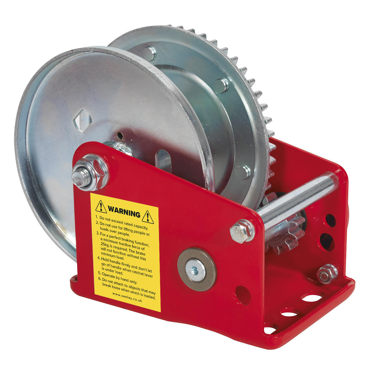 Geared Hand Winch with Brake 540kg Capacity
