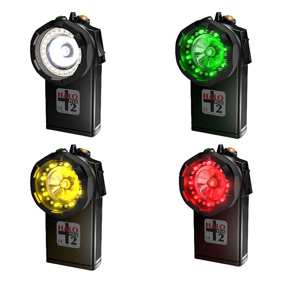 Halo Plus2 Personal Signalling Lamp (Network Rail Approved) - with Red, Amber & Green LEDs (HP-11R3RT)