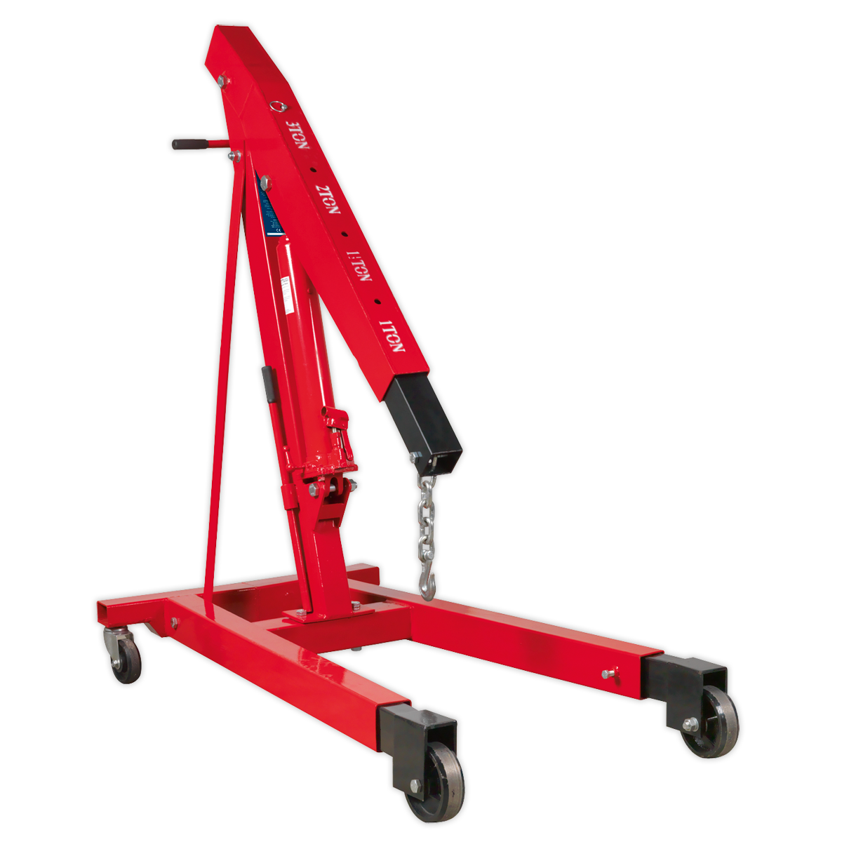 Fixed Frame Engine Crane with Extendable Legs 3 Tonne