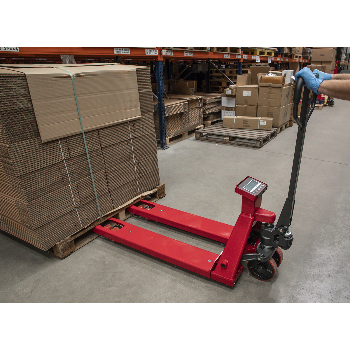 Pallet Truck with Scales - 2000kg Capacity 1150 x 555mm