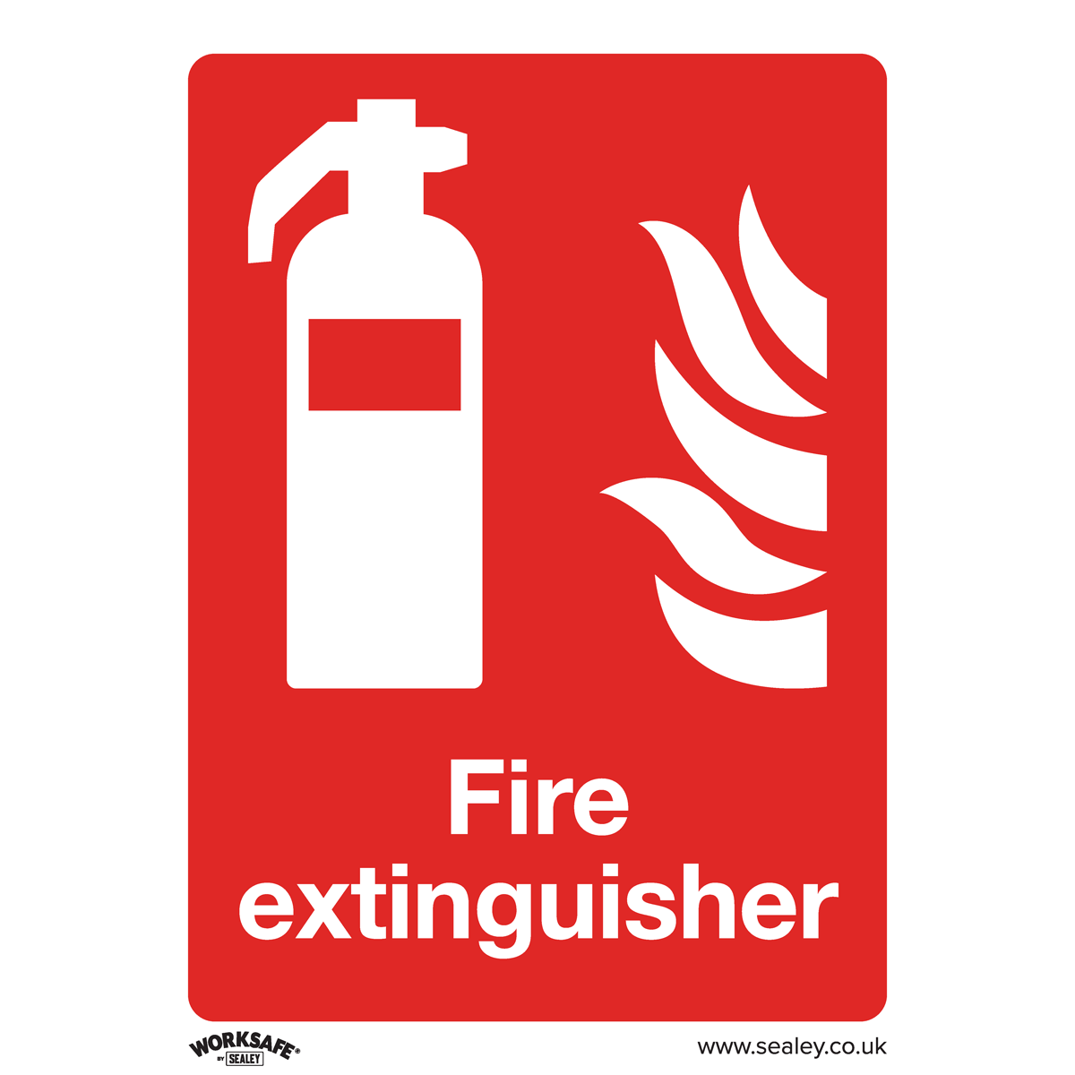 Information Safety Sign - Fire Extinguisher - Rigid Plastic