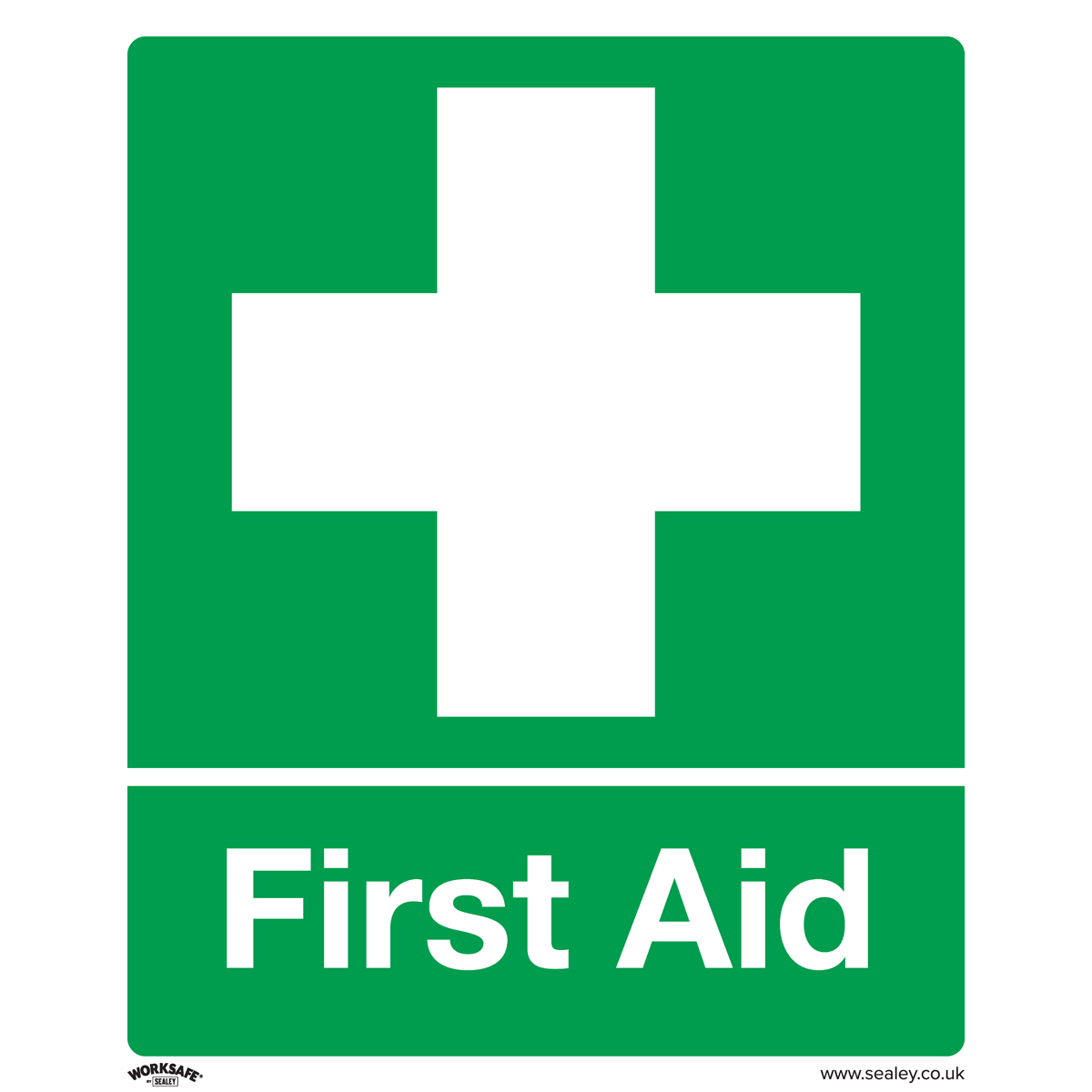 Safety Sign - First Aid - Rigid Plastic