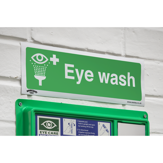 Safe Conditions Safety Sign - Eye Wash - Self-Adhesive Vinyl